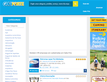 Tablet Screenshot of guiaforte.com.br